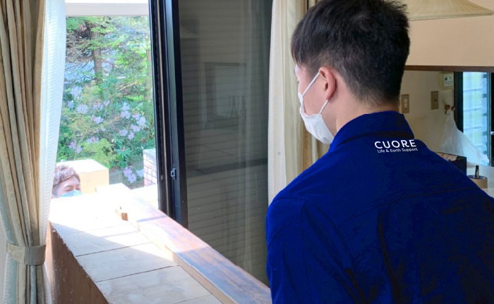 大型の重たい廃品も搬出