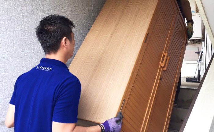 重い家具も安全に運搬