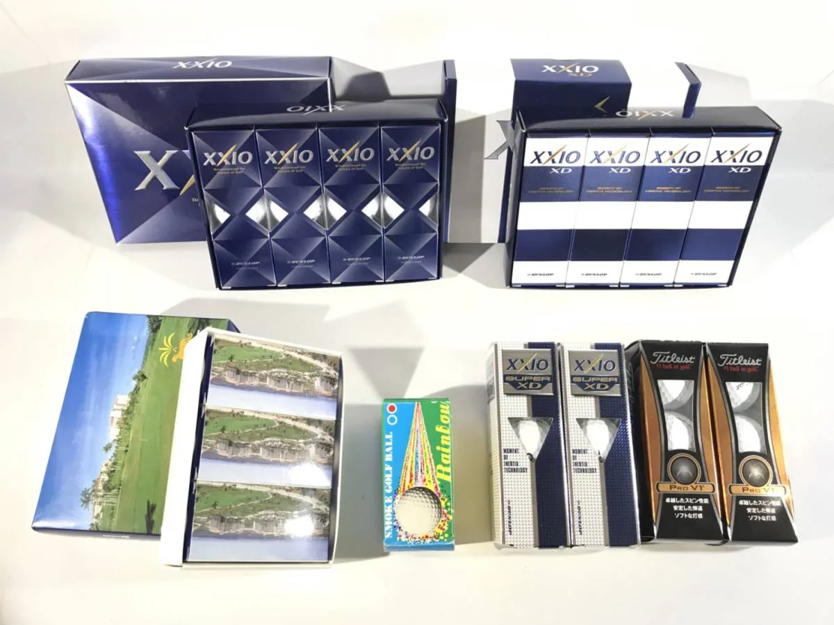 ゴルフボール（ダンロップ XXIO XD Titleist 2ダース ＋そのほか特典）