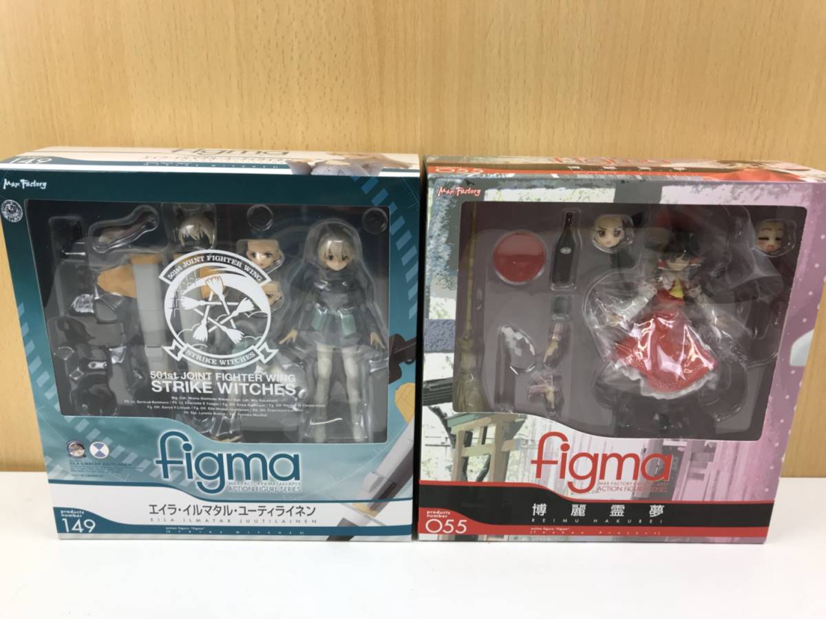 figma フィギュア 2箱セット ストライクウォッチーズ エイラ 東方プロジェクト 博麗霊夢 未開封 美品を買い取りました
